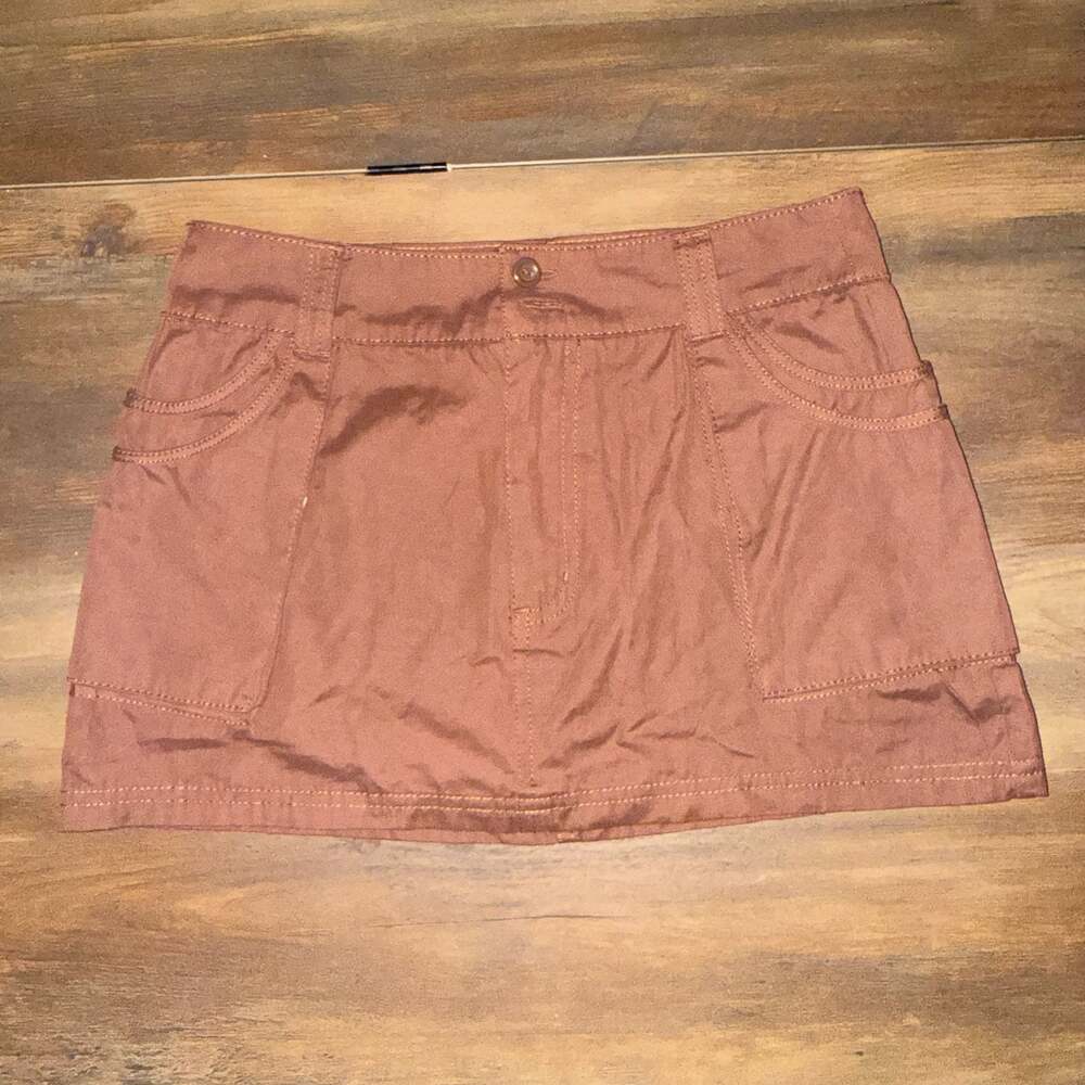 Forever 21 Brown Cargo Mini Skirt Size M